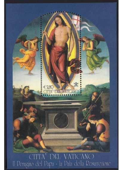 2005 - Foglietto Vaticano Il Perugino del Papa nuovo 